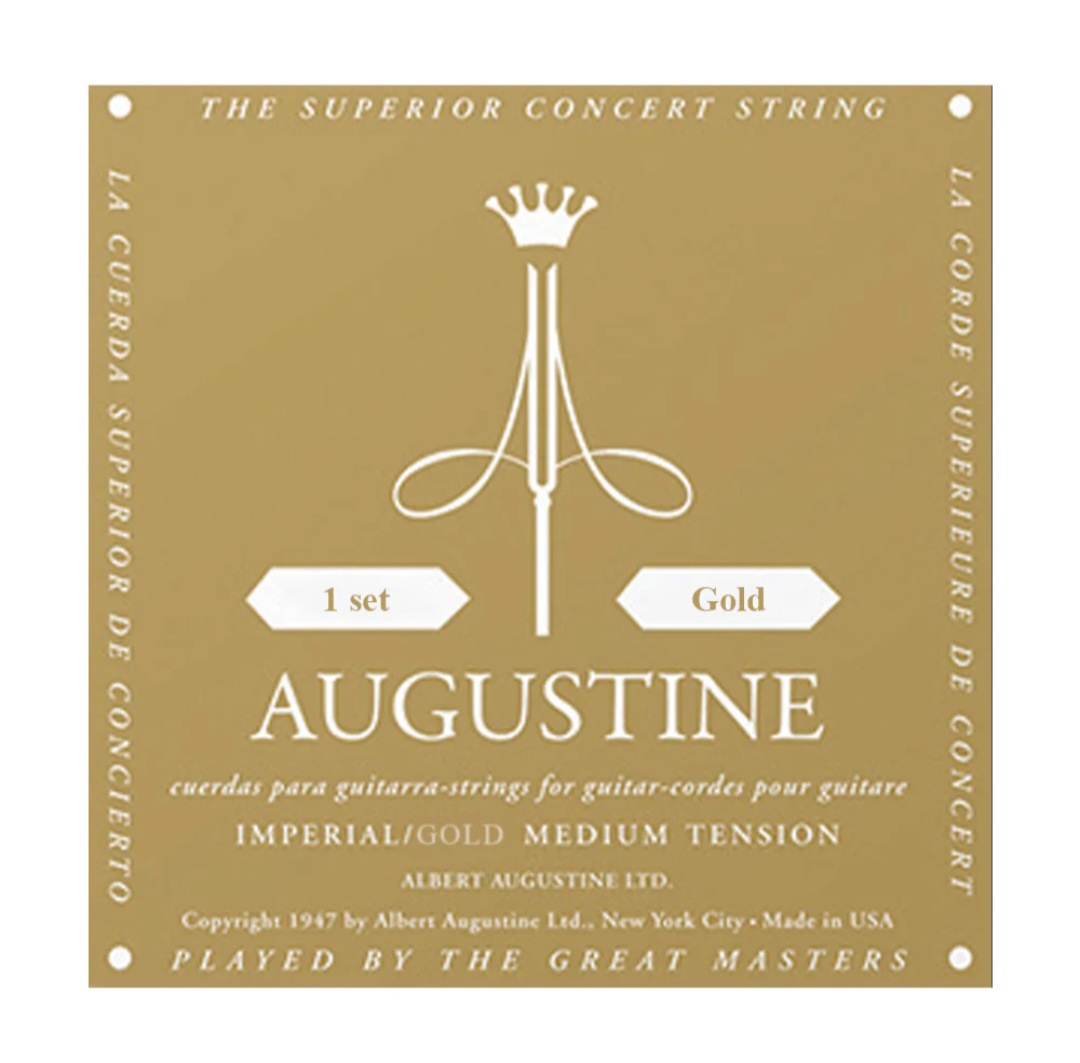 Jeu guitare classique Augustine Gold